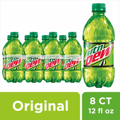 Mountain Dew® Soda Bottles Perspective: front