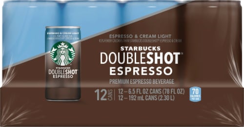 Starbucks Doubleshot Espresso & Cream Light Premium Espresso Beverages Perspective: front