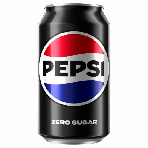 Pepsi Zero Sugar Soda Single Can Perspective: front