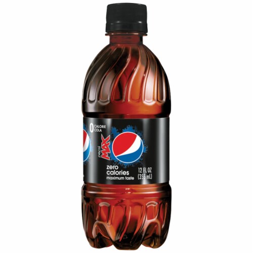 Pepsi Max Zero Calories Soda Perspective: front