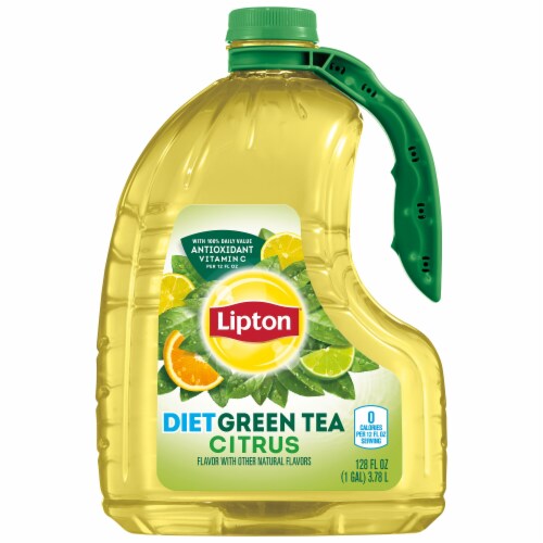 Lipton® Diet Iced Green Tea with Citrus Perspective: front