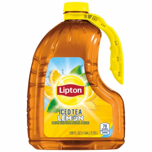 Lipton Lemon Flavor Iced Tea Perspective: front