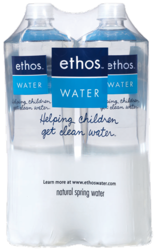 Ethos Natural Spring Water Perspective: front