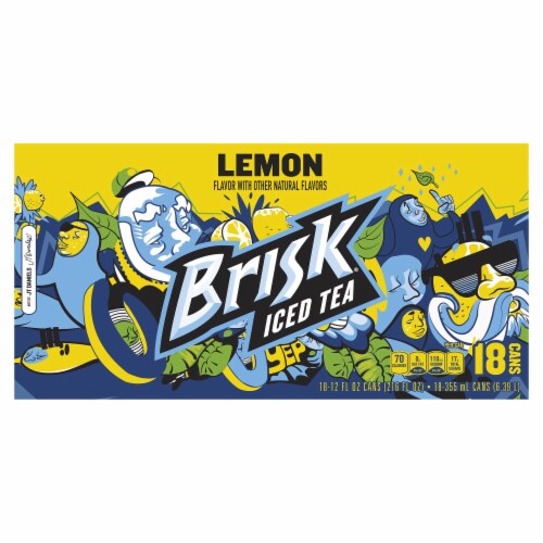 Lipton Brisk Lemon Iced Tea Perspective: front