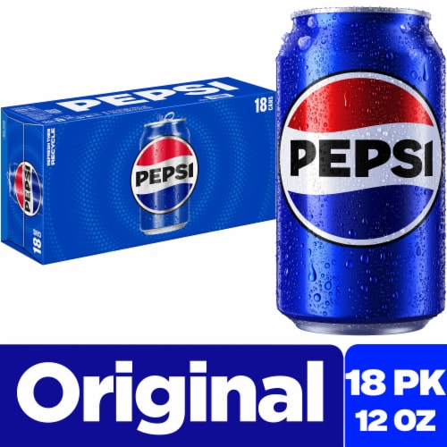 Pepsi Cola® Soda Cans Perspective: front