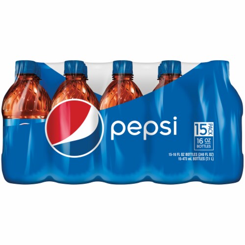 Pepsi Cola Soda Pack Perspective: front