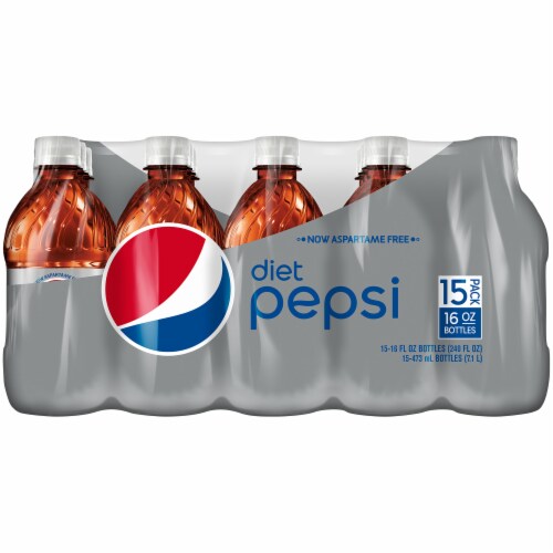 Pepsi Diet Soda Pack Perspective: front