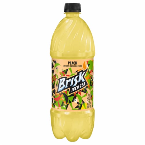 Brisk Peach Flavored Iced Tea, 1 L - Kroger