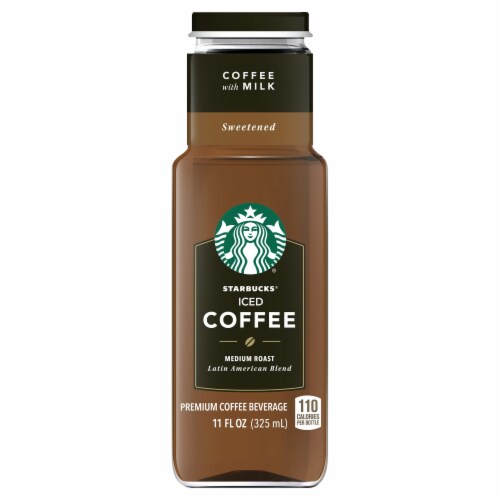 Starbucks Medium Roast Latin American Blend Iced Coffee Glass Bottle