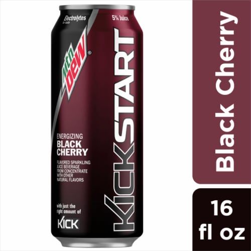 Mountain Dew® Kickstart Black Cherry Energy Drink Can, 16 fl oz - City  Market