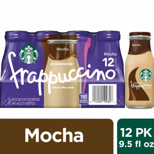 Starbucks® Mocha Frappuccino Iced Coffee Multipack Bottles Perspective: front