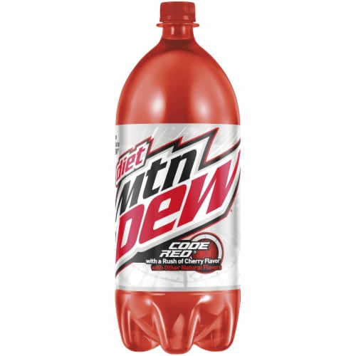 Diet Mountain Dew Code Red Cherry Soda 2 L Fry S Food Stores