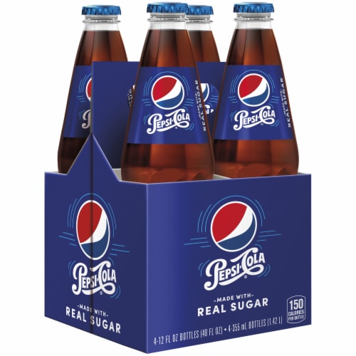 Pepsi Cola Soda Bottles Perspective: front