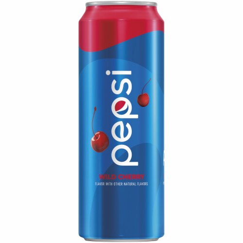 Pepsi Wild Cherry Cola Soda Perspective: front