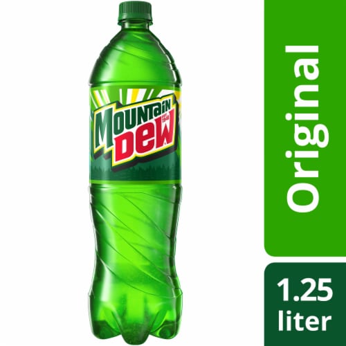 Mountain Dew® Soda Bottle Perspective: front