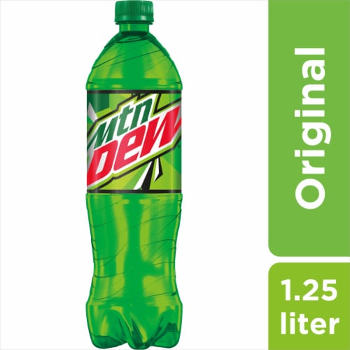 Mountain Dew® Soda Bottle Perspective: front