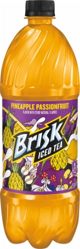 Brisk Pineapple Passionfruit Iced Tea Perspective: front