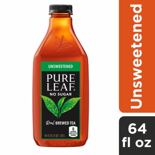 Pure Leaf® Unsweetened Black Iced Tea Carton Perspective: front