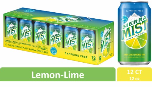 Sierra Mist® Lemon Lime Soda Can Perspective: front