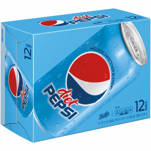 Diet Pepsi Classic Sweetener Blend Soda, 12 cans / 12 fl oz Ralphs