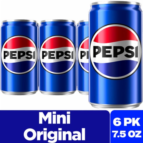 Pepsi Cola Soda Pop Mini Cans Perspective: front