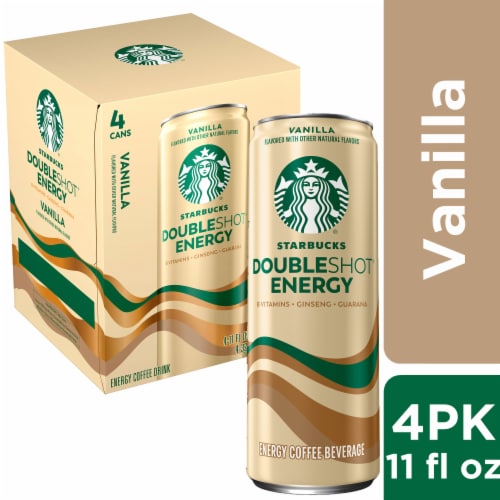 Starbucks DoubleShot® Vanilla Energy Coffee Beverage Perspective: front