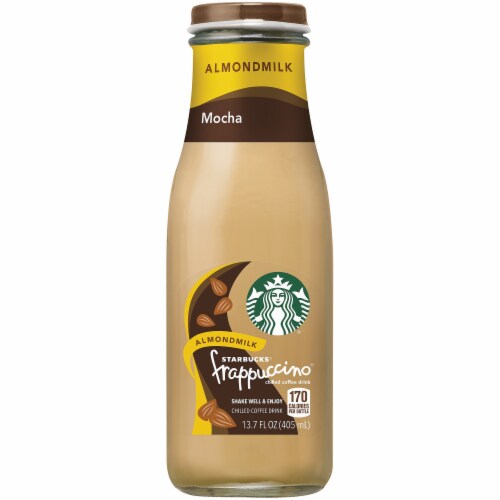 Starbucks Frappuccino Mocha Almond Milk Iced Coffee Drink 137 Fl Oz