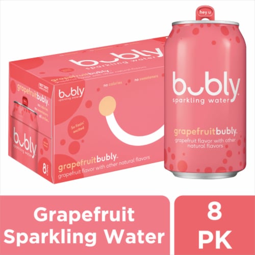 Bubly™ Grapefruit Flavored Sparkling Water Cans