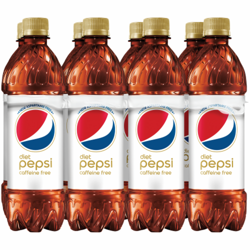 Diet Pepsi Cola Caffeine Free Soda 8 Pack Bottles 8 Bottles 16 9 Fl Oz Kroger
