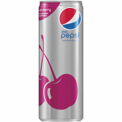 Diet Pepsi® Wild Cherry Cola Soda Perspective: front