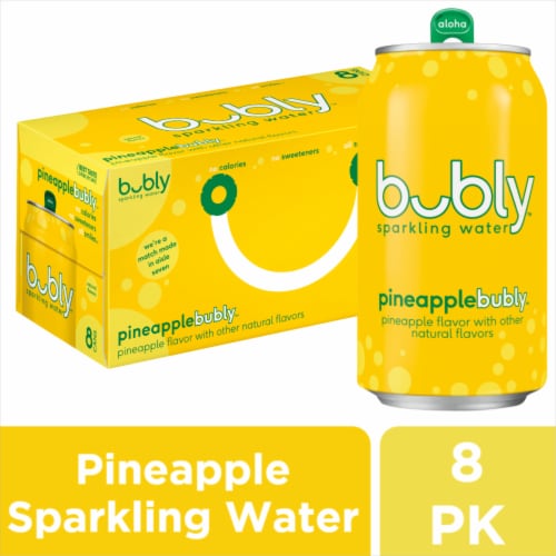 Bubly™ Pineapple Flavored Sparkling Water Cans