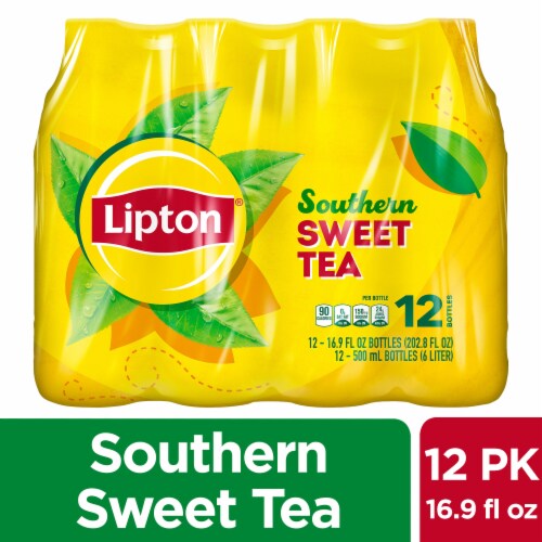 Lipton® Southern Sweet Iced Tea Multipack Bottles Perspective: front