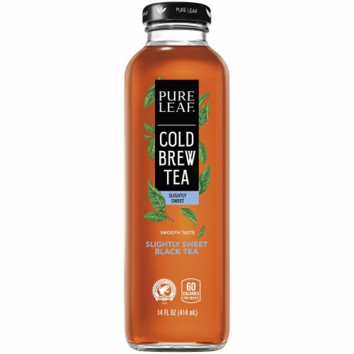 Pure Leaf Cold Brew Iced Tea Lightly Sweet Black Tea Perspective: front