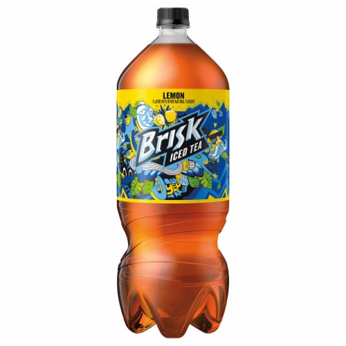 Lipton Brisk Lemon Iced Tea 12 fl oz can X 4 American drink