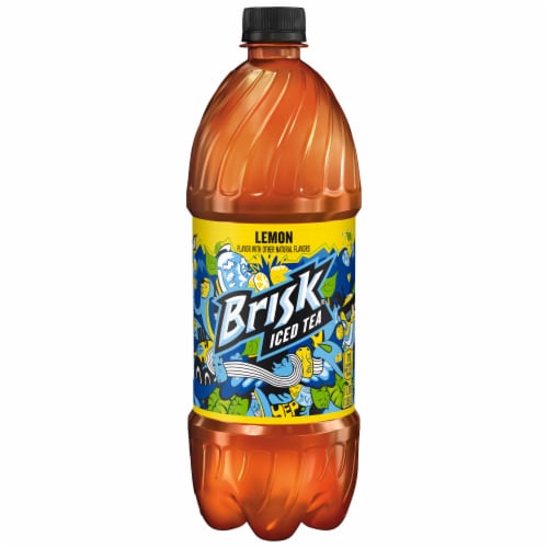 Lipton Brisk® Lemon Iced Tea Perspective: front