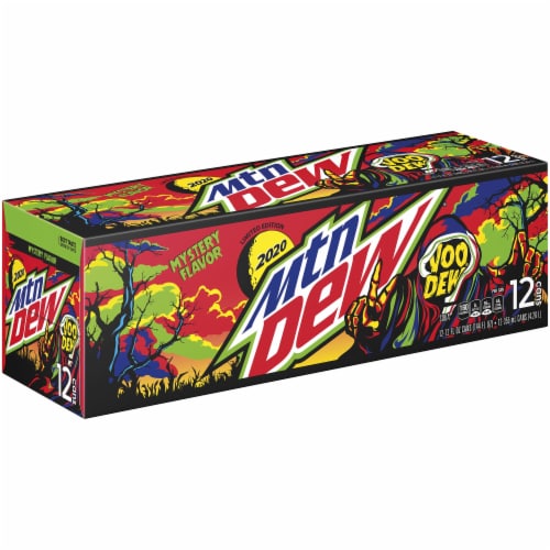 Mountain Dew VooDew Soda, 12 cans / 12 fl oz Mariano’s