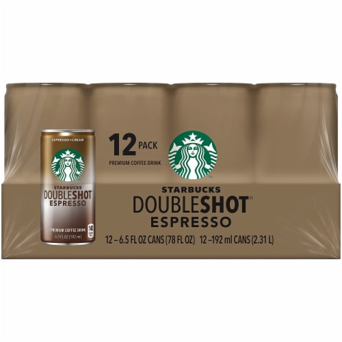 Starbucks Doubleshot Coffee Perspective: front