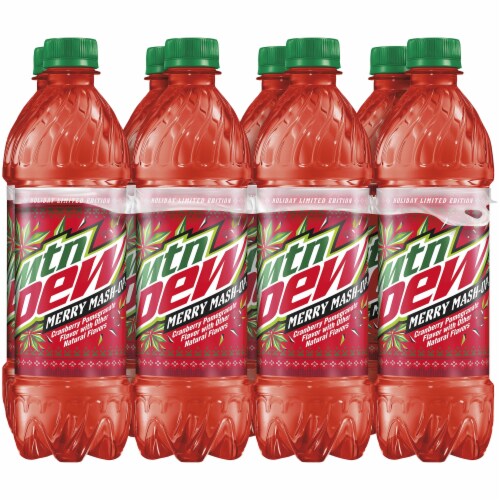 Mountain Dew Merry Mash Up Cranberry Pomegranate Soda 8 Bottles 16 9 Fl Oz Dillons Food Stores
