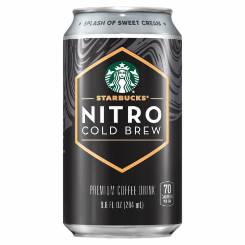 Starbucks® Nitro Cold Brew Premium Coffee Drink Perspective: front