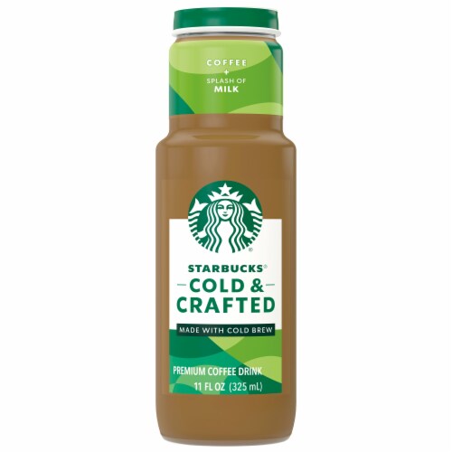 Starbucks® Cold & Crafted Coffee + Splash of Milk Perspective: front