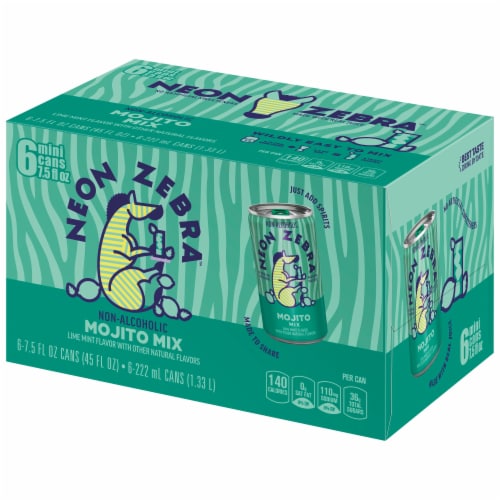 Neon Zebra™ Mojito Mix Lime Mint Flavor Perspective: front