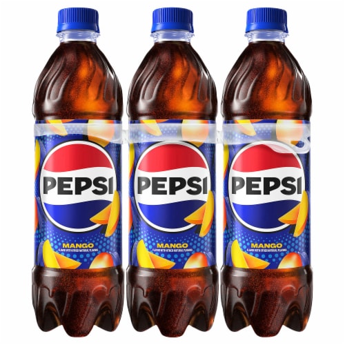 Pepsi Cola® Mango Soda 16.9 oz 6 pk Perspective: front