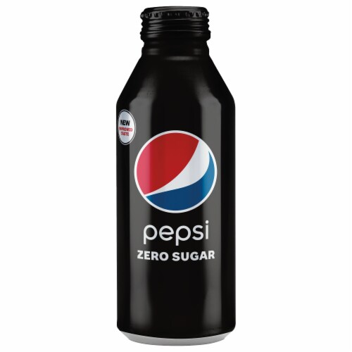 Pepsi Zero Sugar Soda Perspective: front