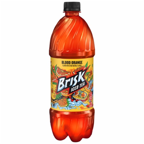Brisk® Blood Orange Ice Tea Perspective: front