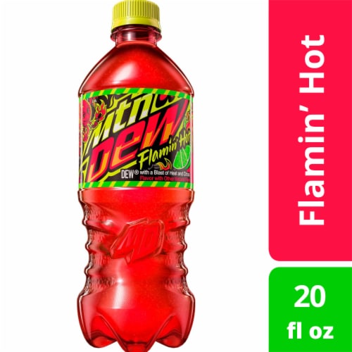 Mountain Dew Flamin' Hot Soda, 20 fl oz Smith’s Food and Drug