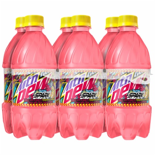 Mountain Dew® Spark™ Raspberry Lemonade Soda Bottles Perspective: front