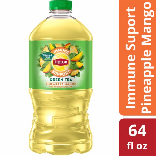 Liption® Pinneapple Mango Iced Green Tea Perspective: front