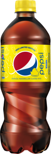Pepsi Peeps® Artificial Marshmallow Flavored Soda Perspective: front
