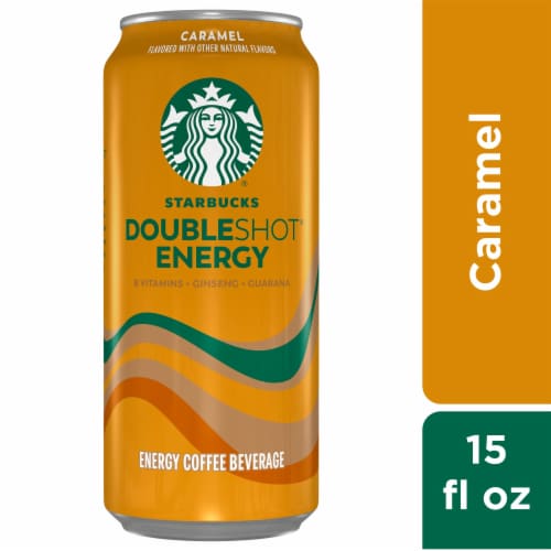 Starbucks® Doubleshot® Energy Caramel Coffee Drink Perspective: front
