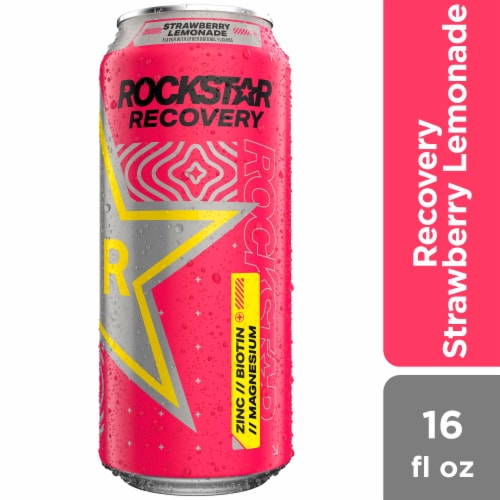 Rockstar Energy Drink - Pure Zero Strawberry Peach